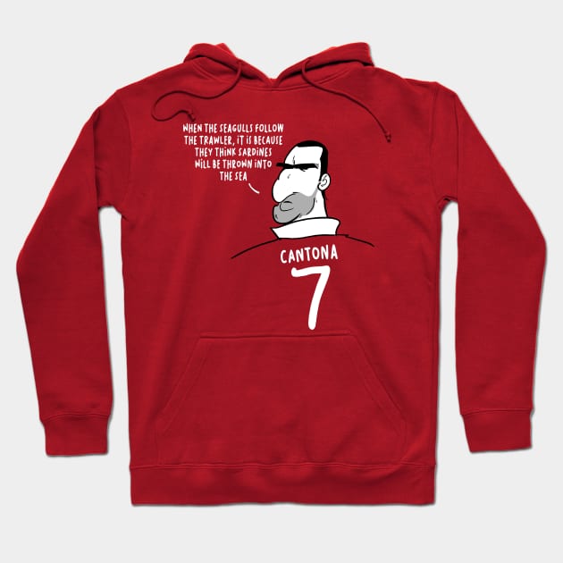 Eric Cantona Manchester Trawler Hoodie by TerraceTees